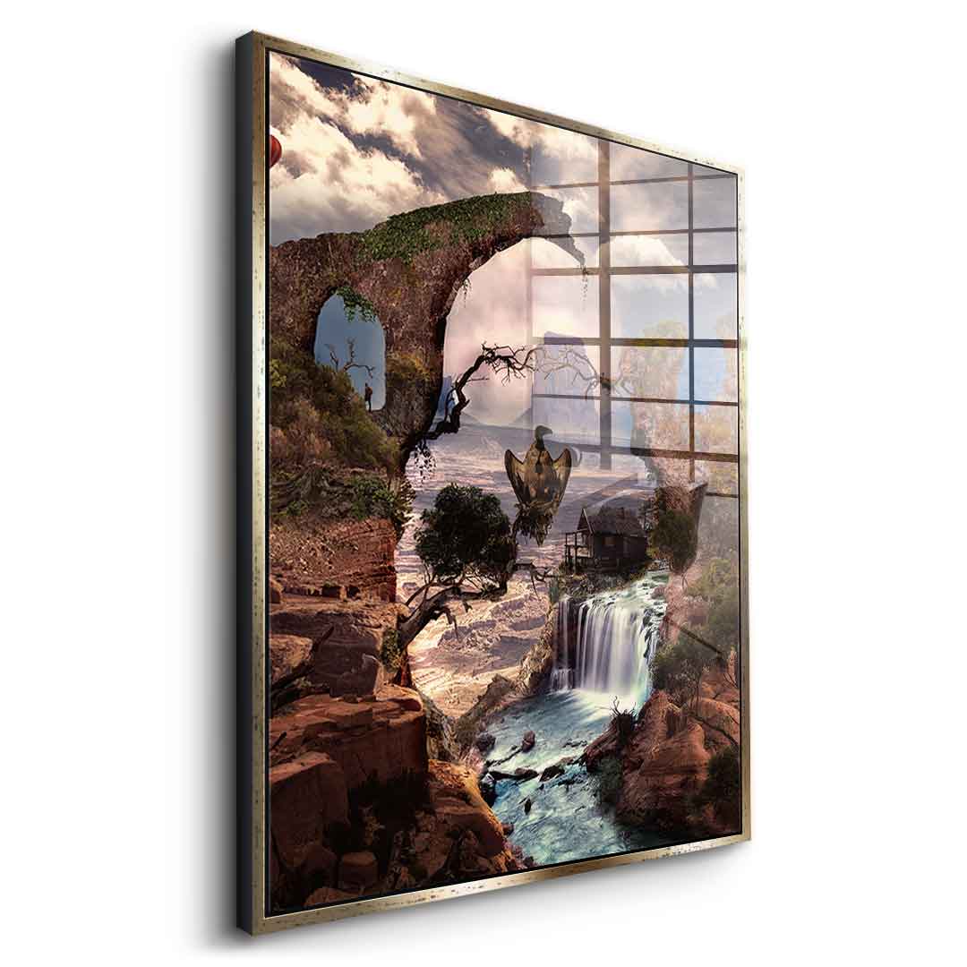 Canyon Skull - szkło akrylowe