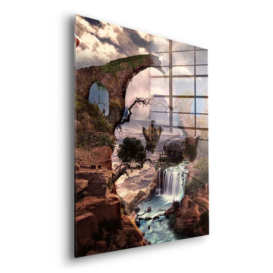 Canyon Skull - szkło akrylowe