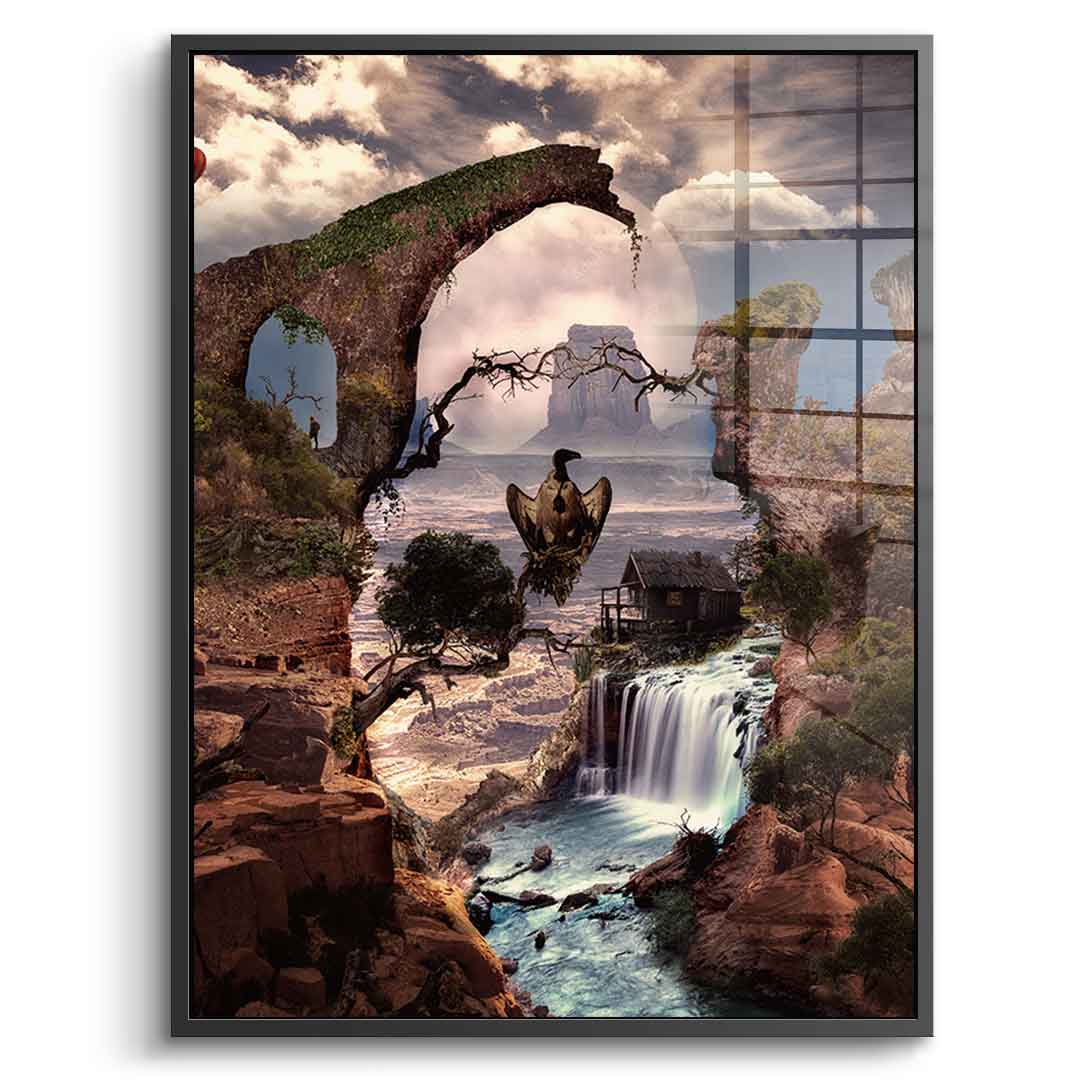 Canyon Skull - szkło akrylowe