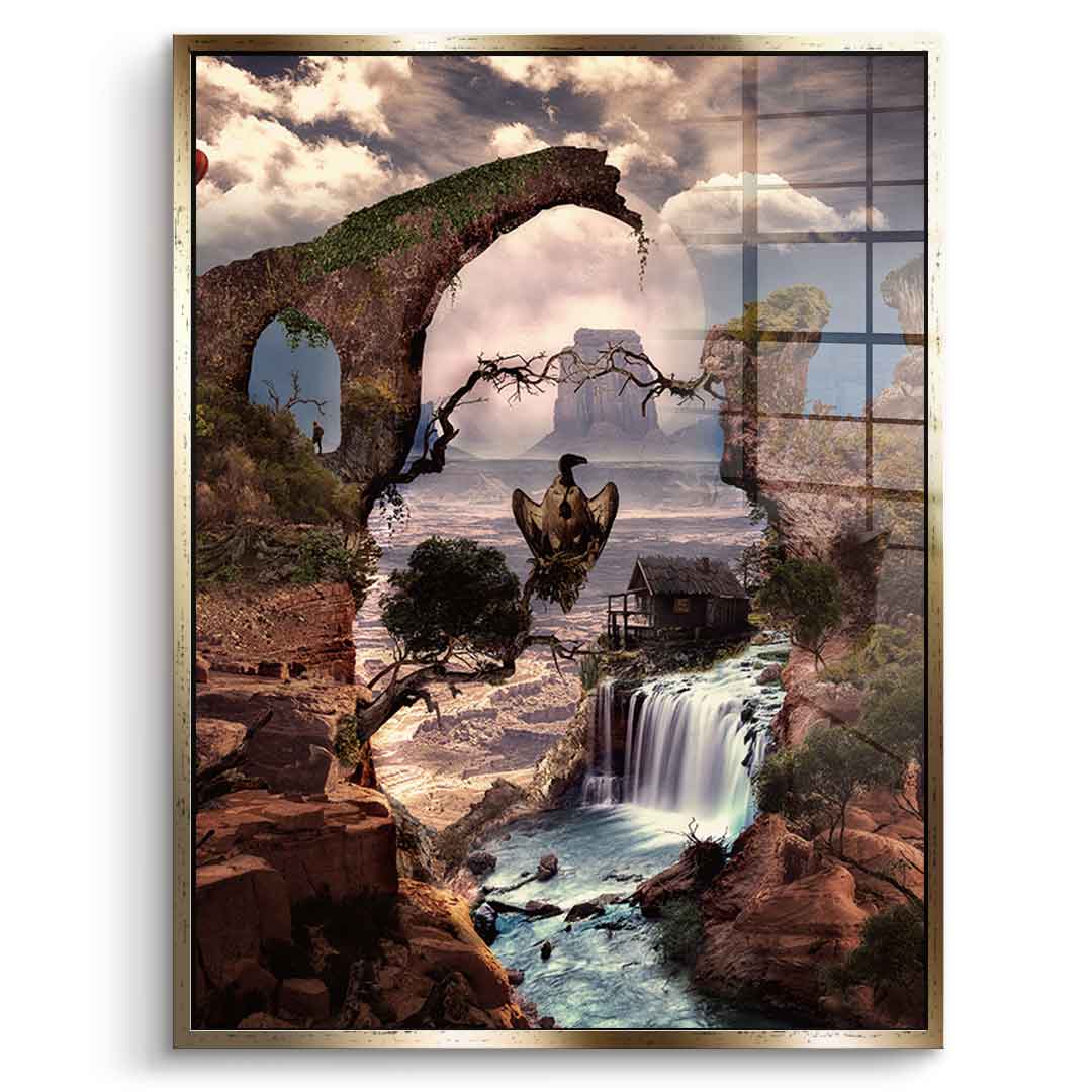 Canyon Skull - szkło akrylowe