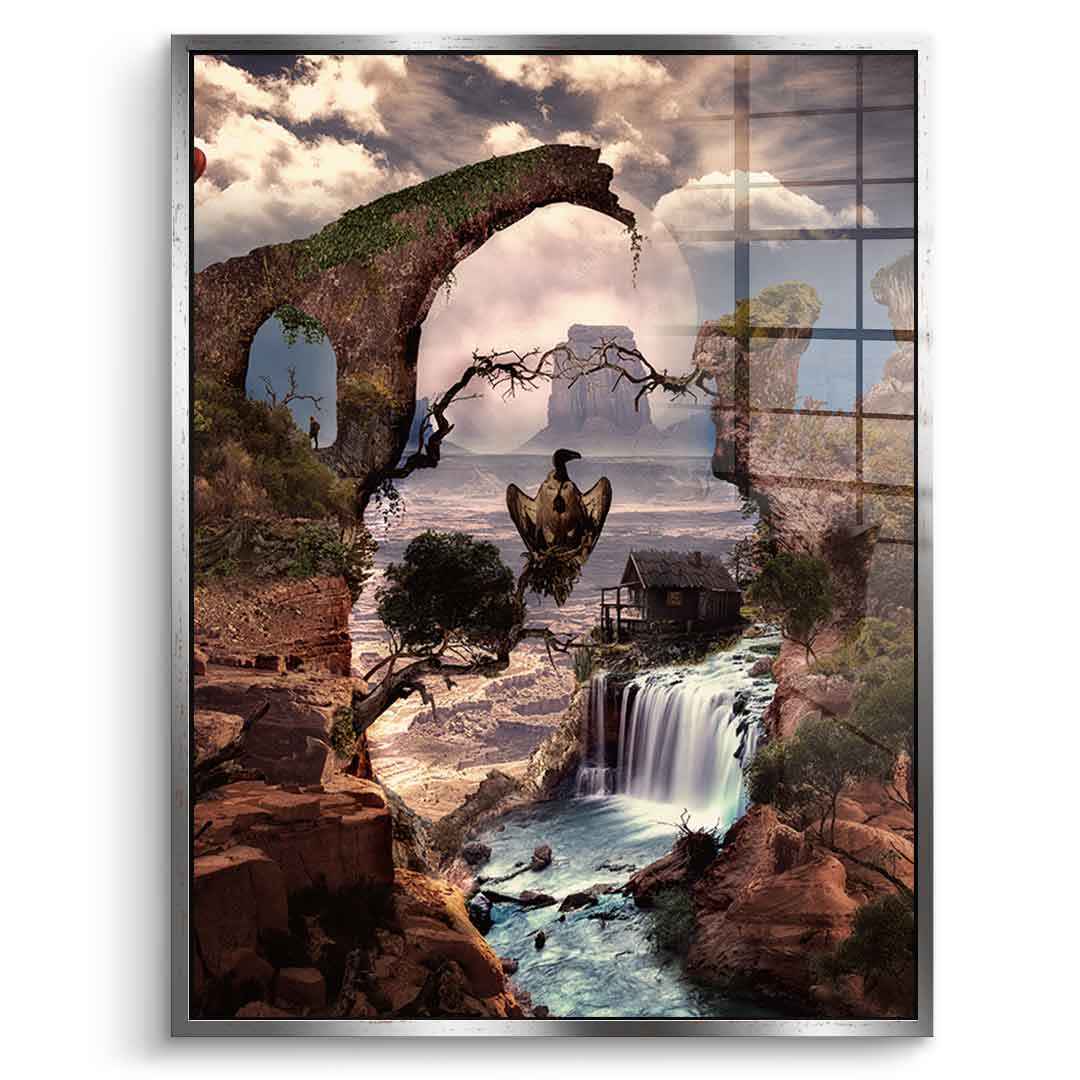 Canyon Skull - szkło akrylowe