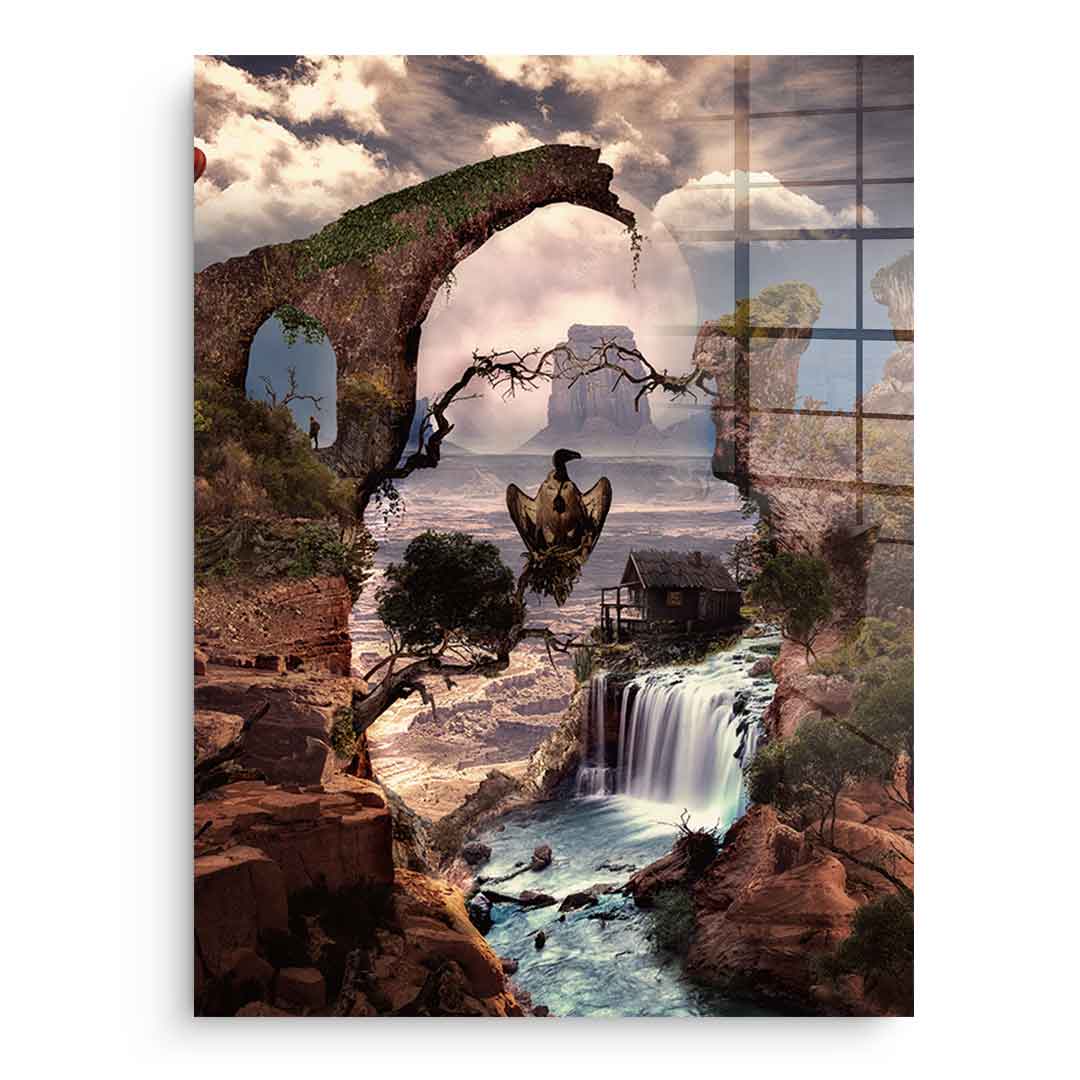 Canyon Skull - szkło akrylowe