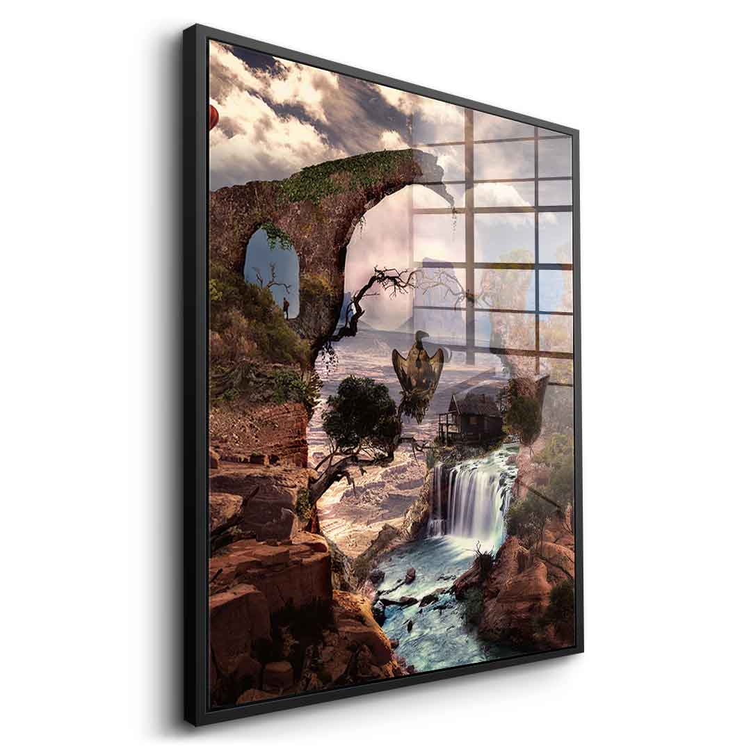 Canyon Skull - szkło akrylowe