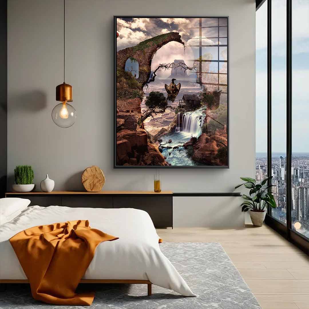 Canyon Skull - szkło akrylowe
