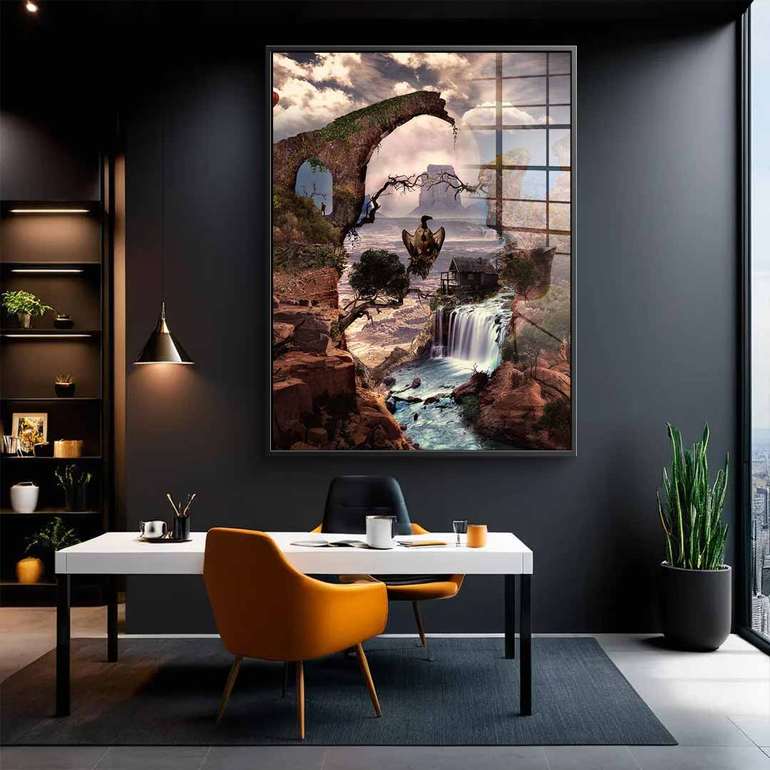Canyon Skull - szkło akrylowe