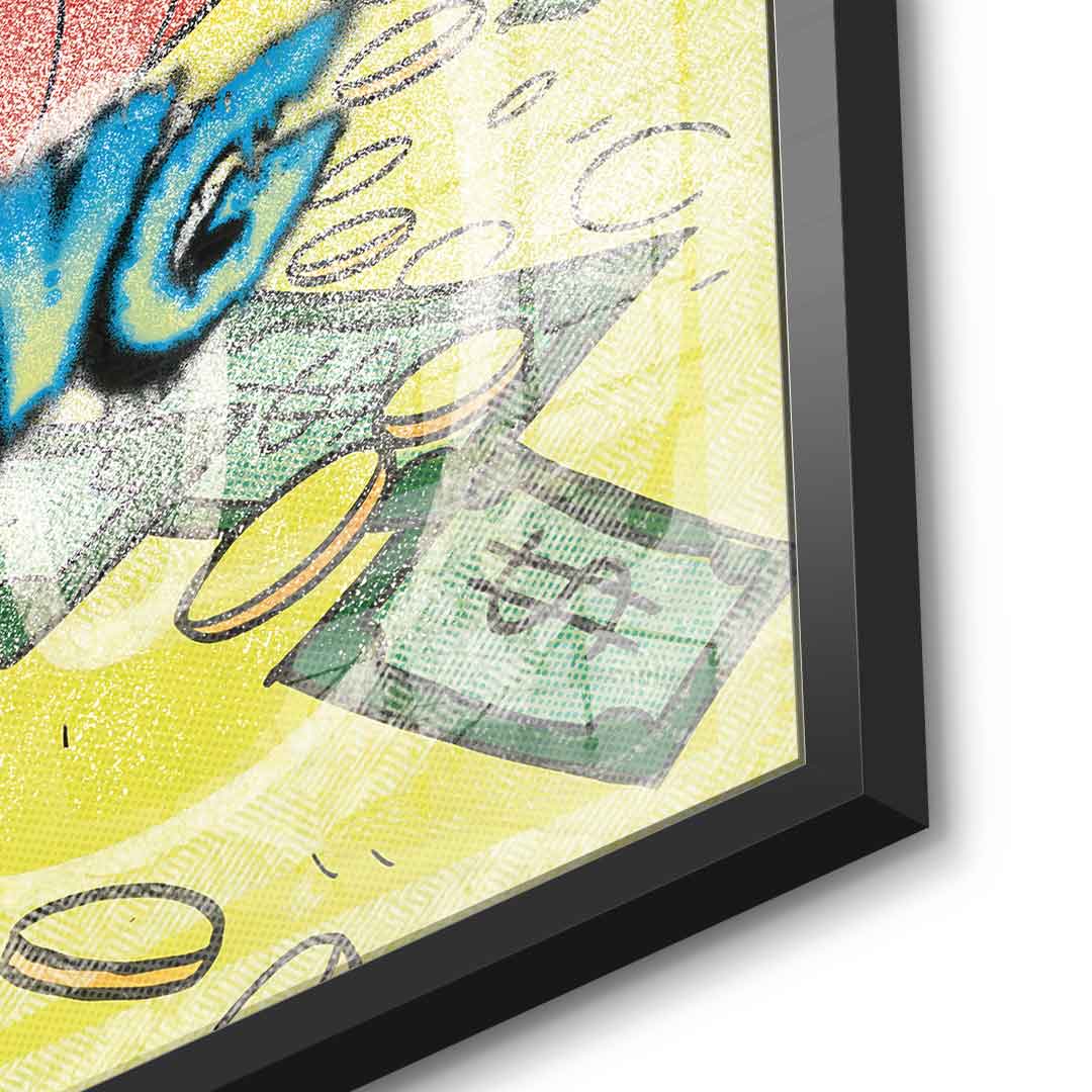 Cash is king - Acrylglas
