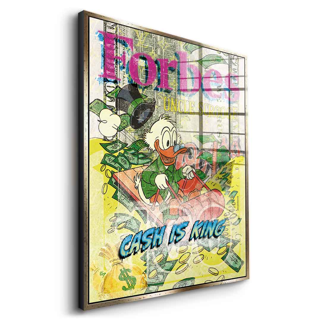 Cash is king - Acrylglas