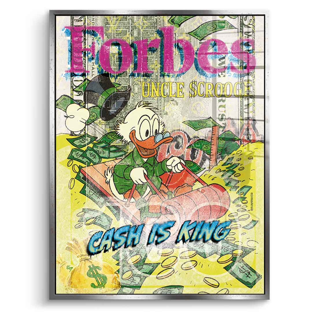 Cash is king - Acrylglas