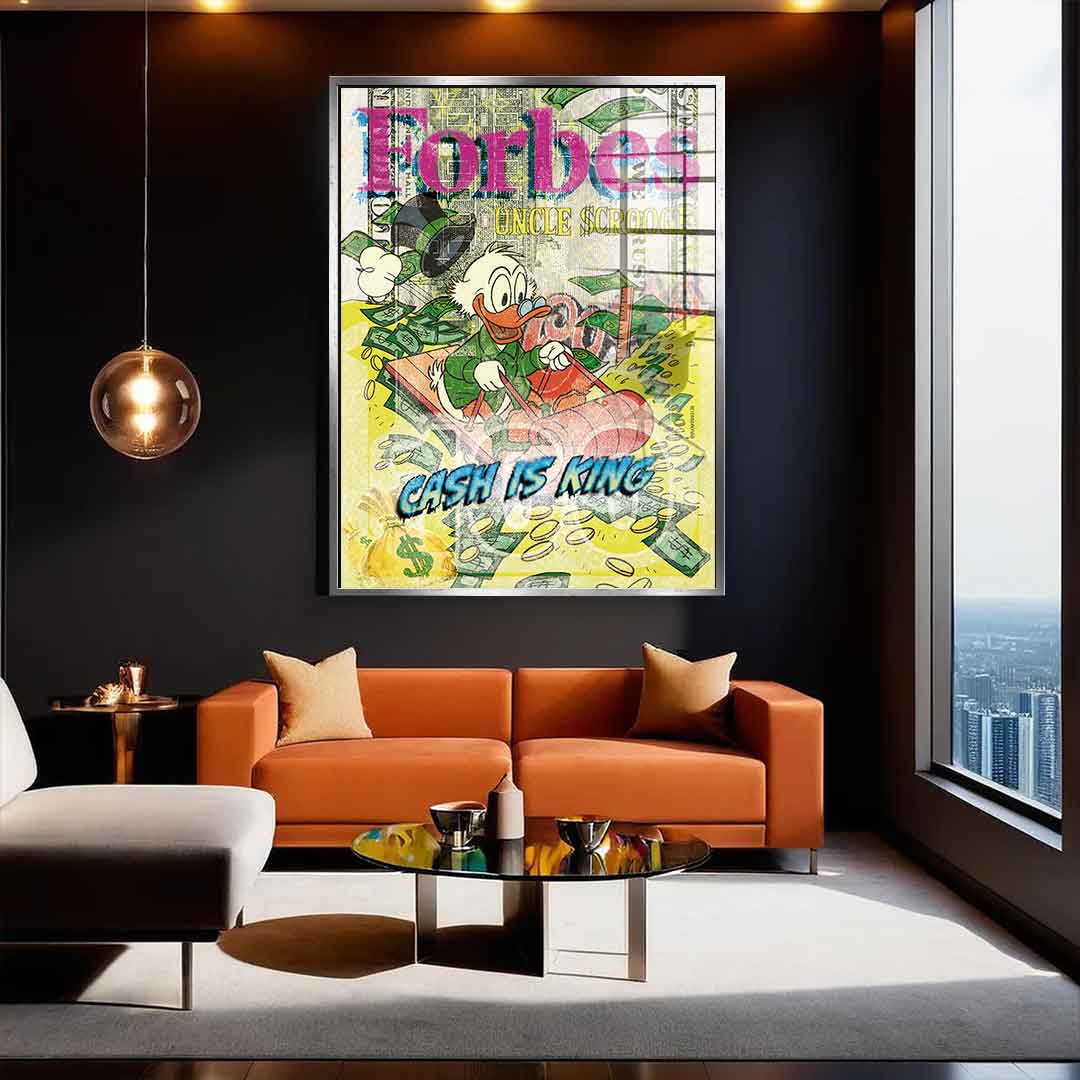 Cash is king - Acrylglas