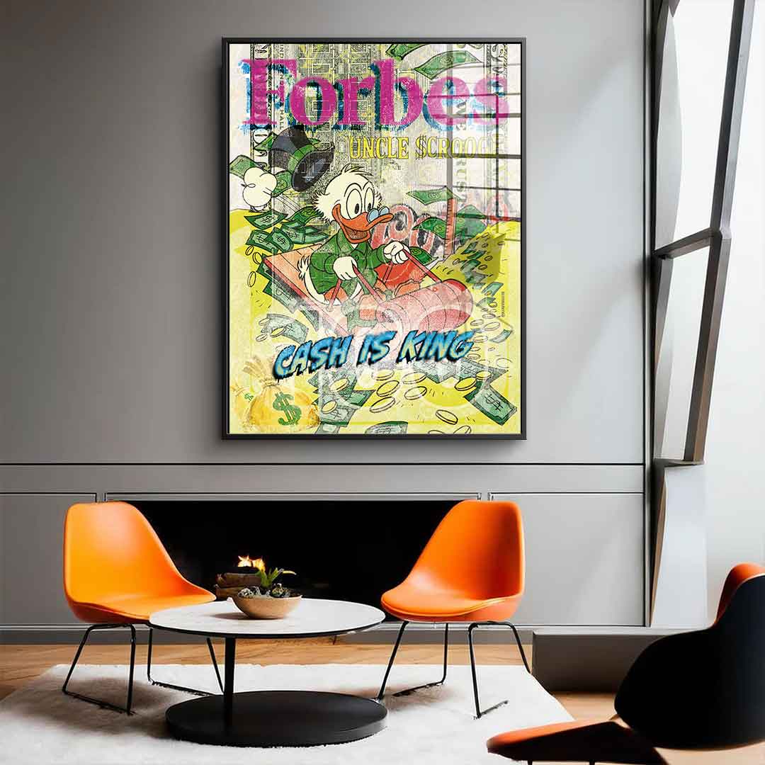 Cash is king - Acrylglas
