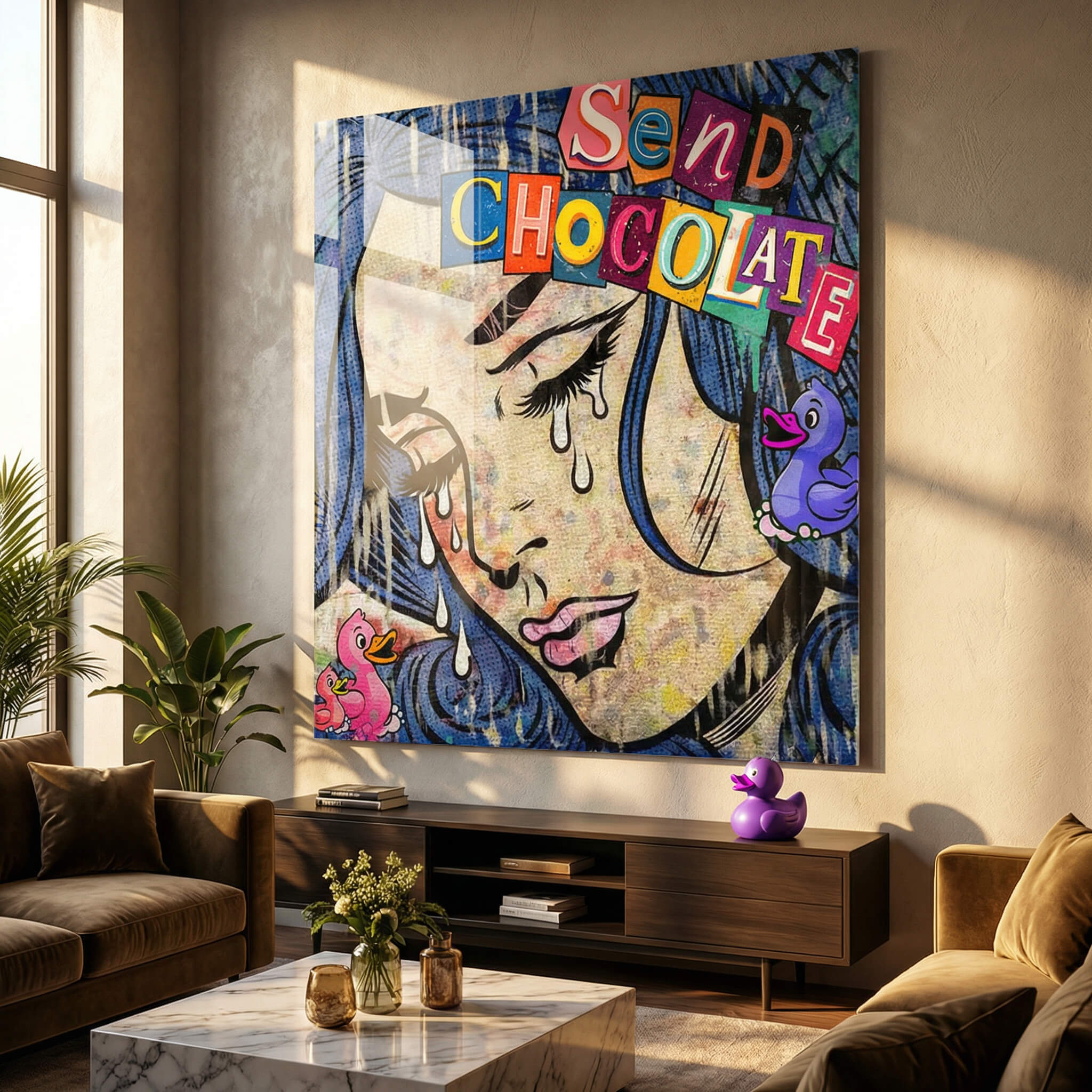Chocolate - Acrylic glass