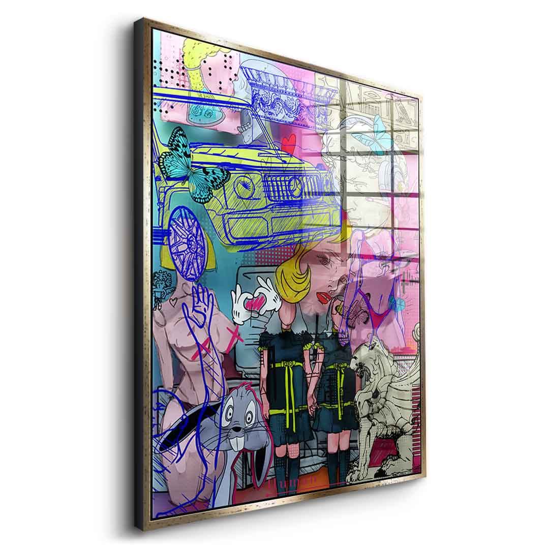 Chronical of Contrast - Acrylglas