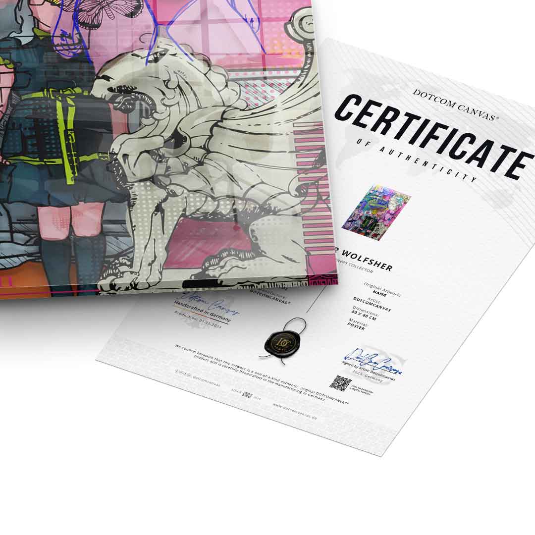 Chronical of Contrast - Acrylglas