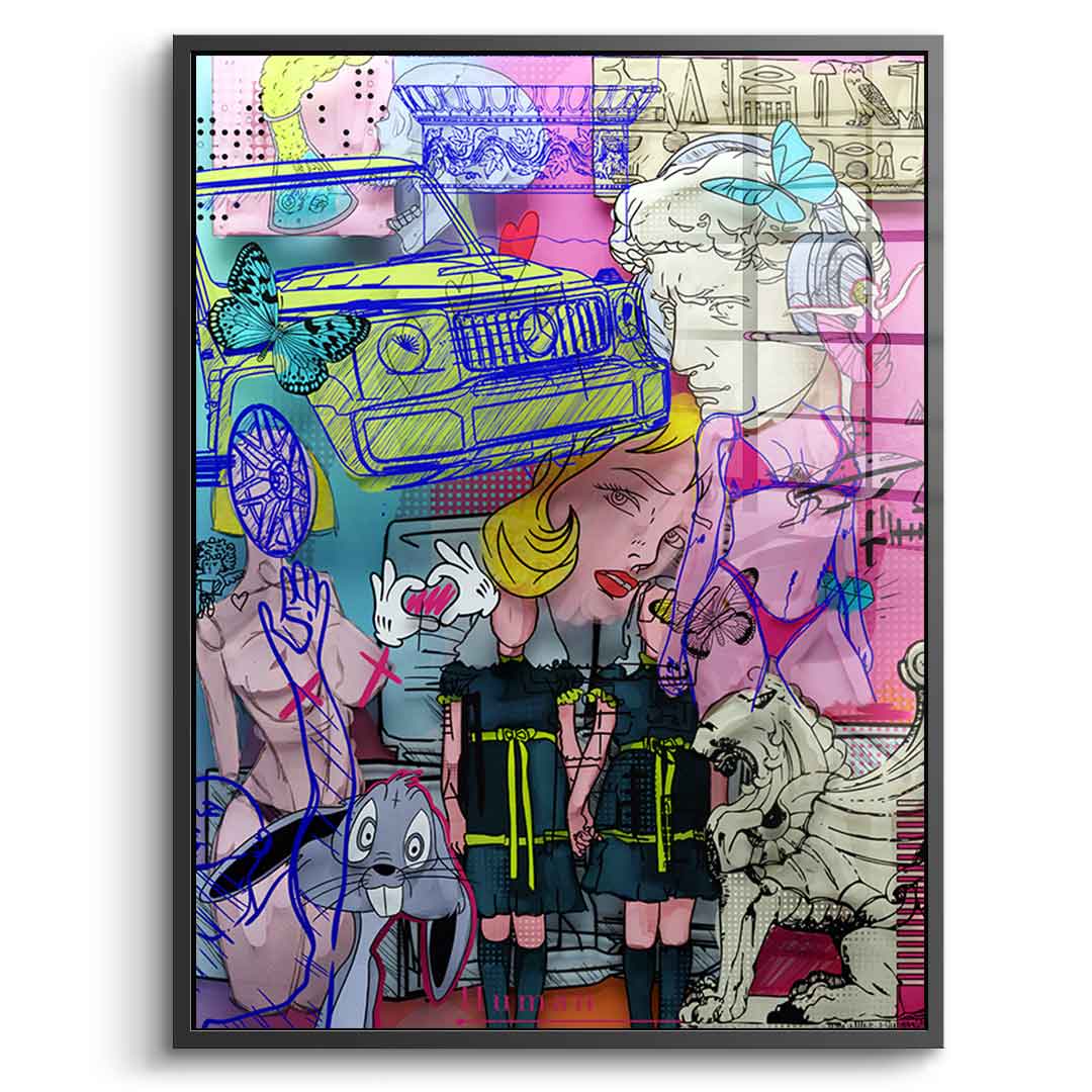 Chronical of Contrast - Acrylglas