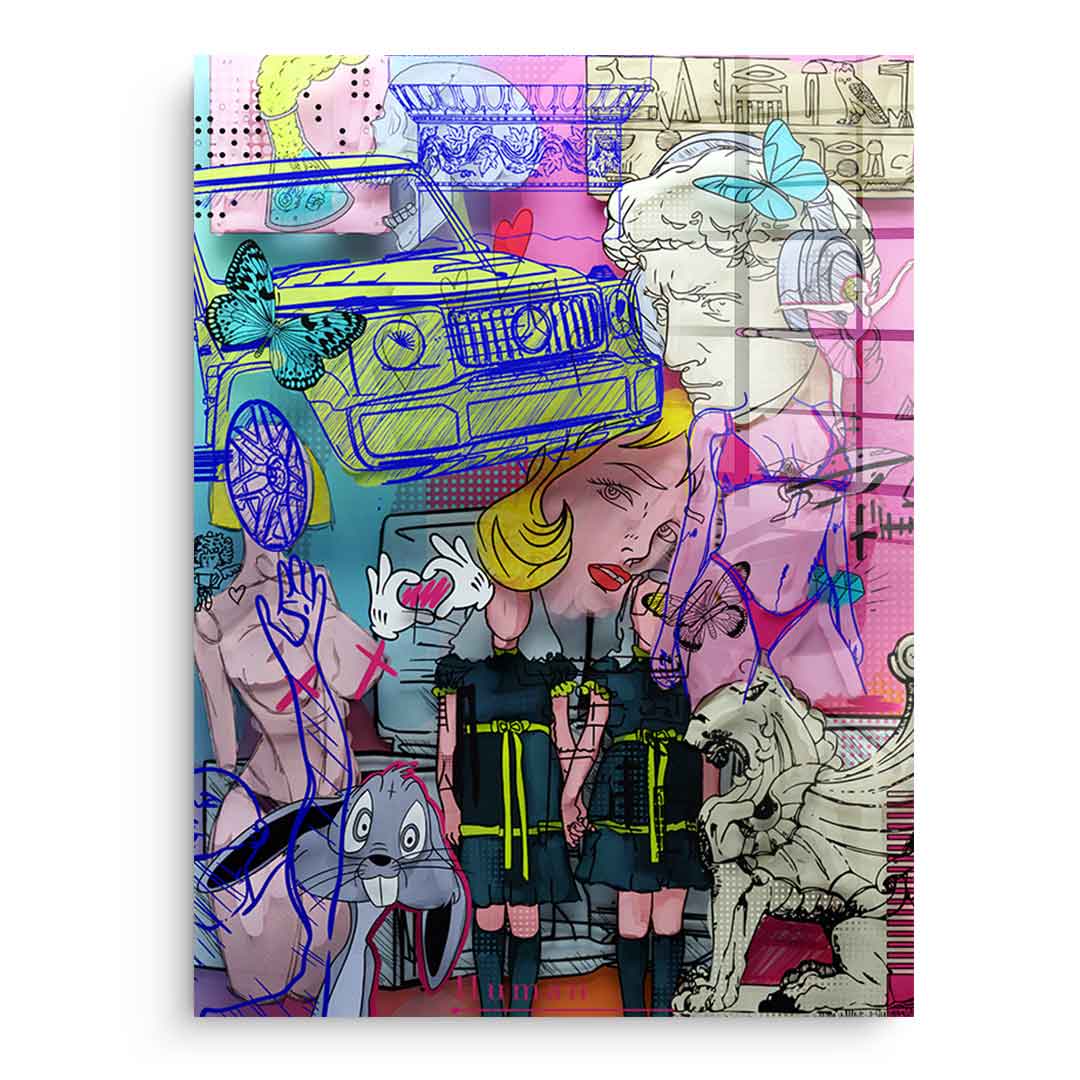 Chronical of Contrast - Acrylglas