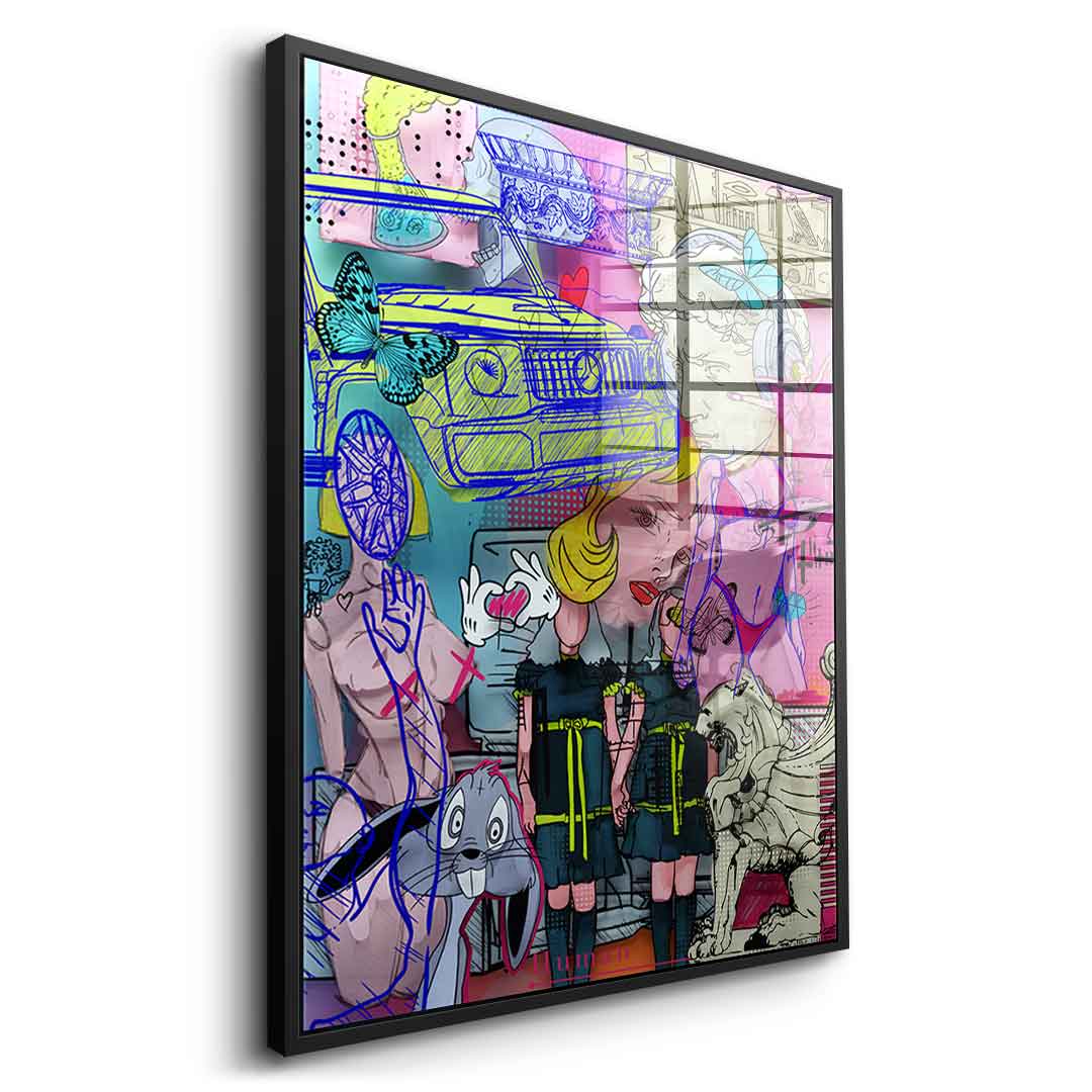 Chronical of Contrast - Acrylglas