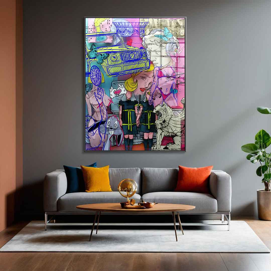 Chronical of Contrast - Acrylglas