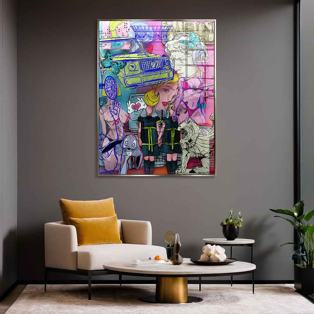 Chronical of Contrast - Acrylglas