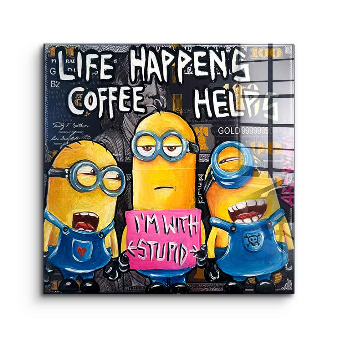 Coffee helps - Acrylglas