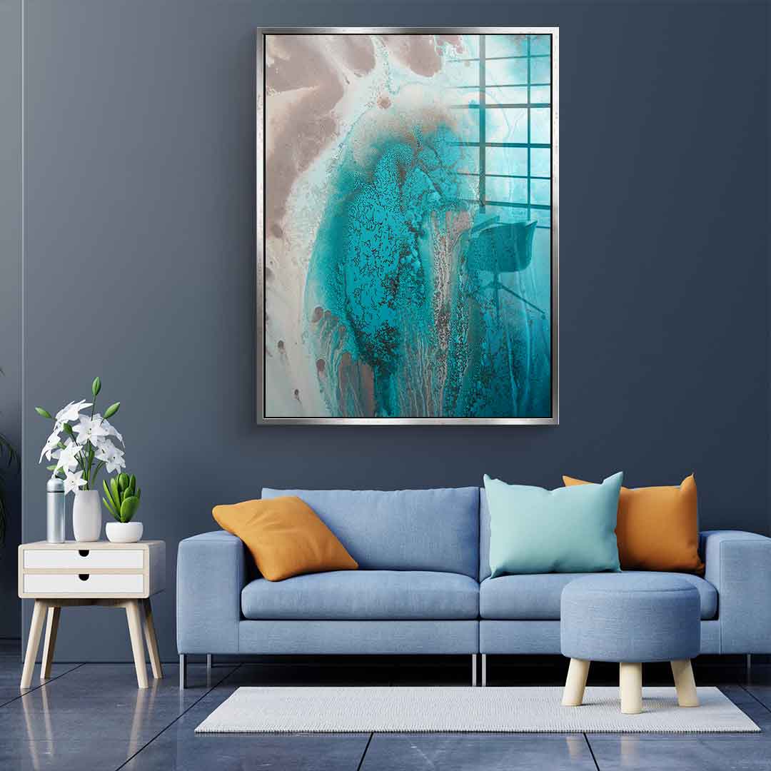 Coral Sea Flow 1 - Acrylic glass