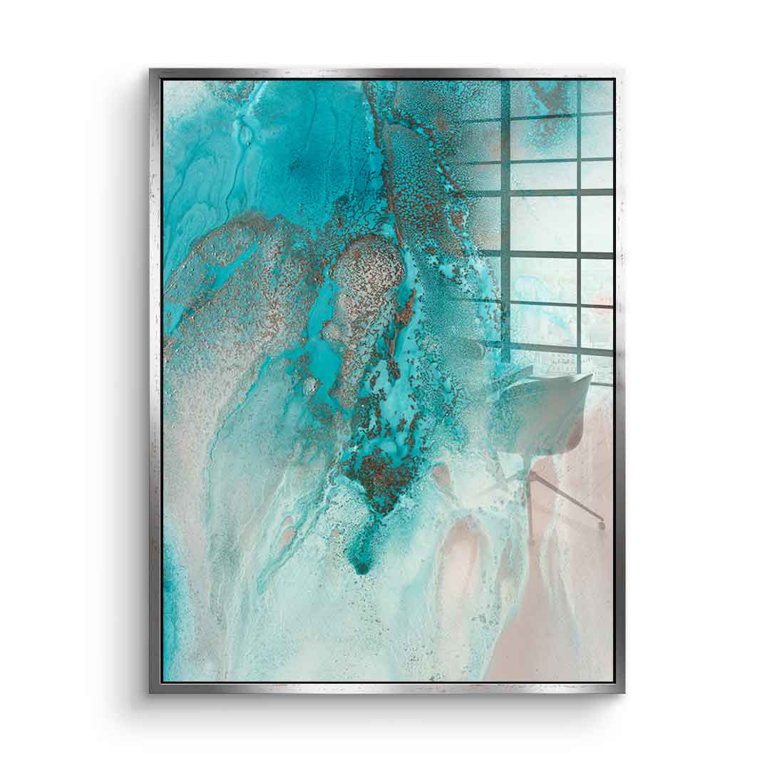 Coral Sea Flow 2 - Acrylic glass