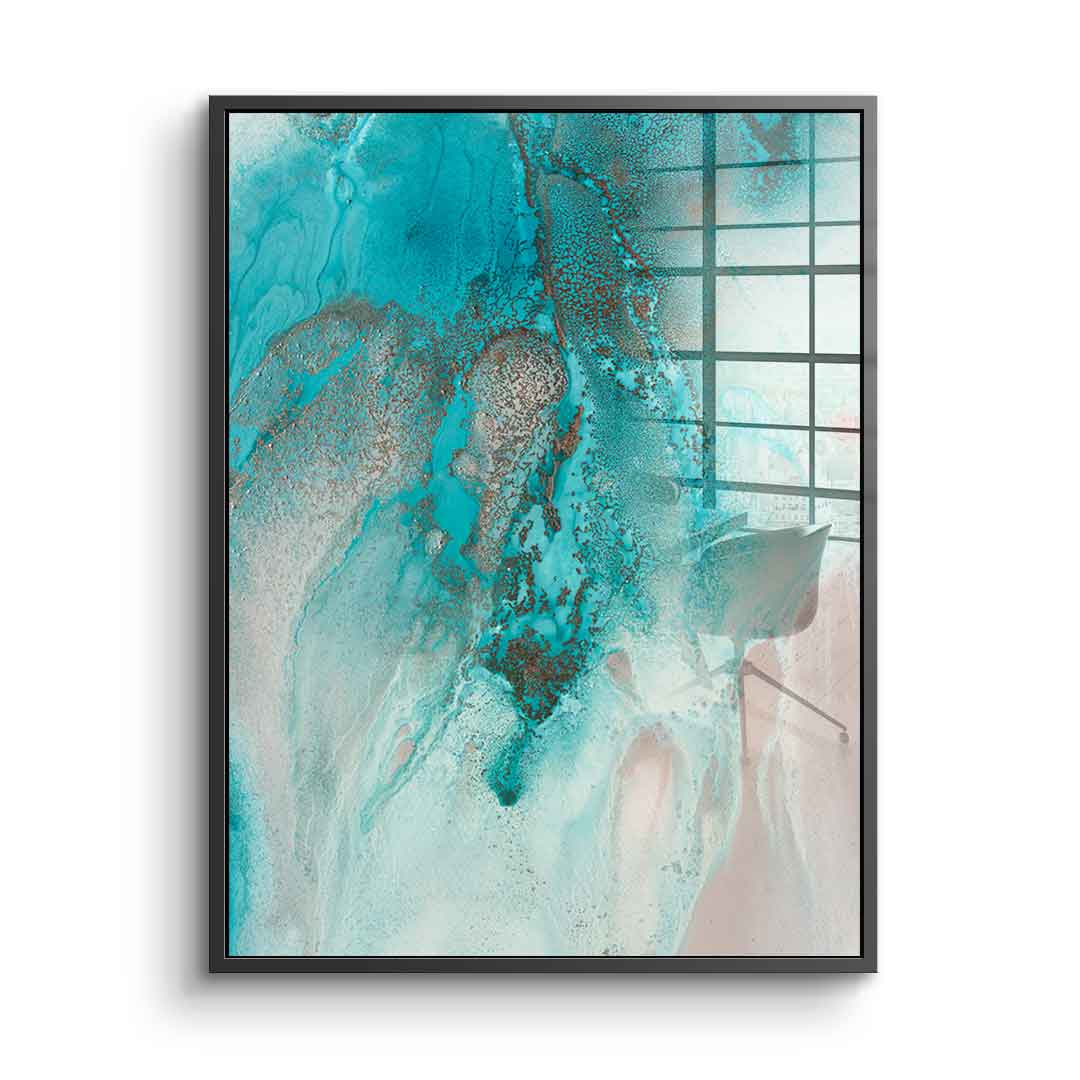 Coral Sea Flow 2 - Acrylic glass