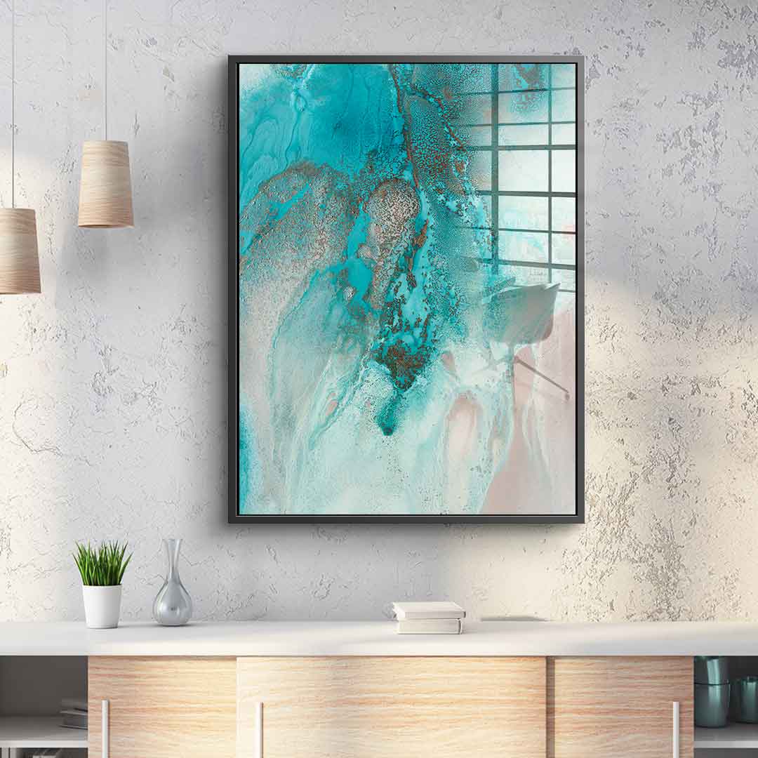 Coral Sea Flow 2 - Acrylic glass