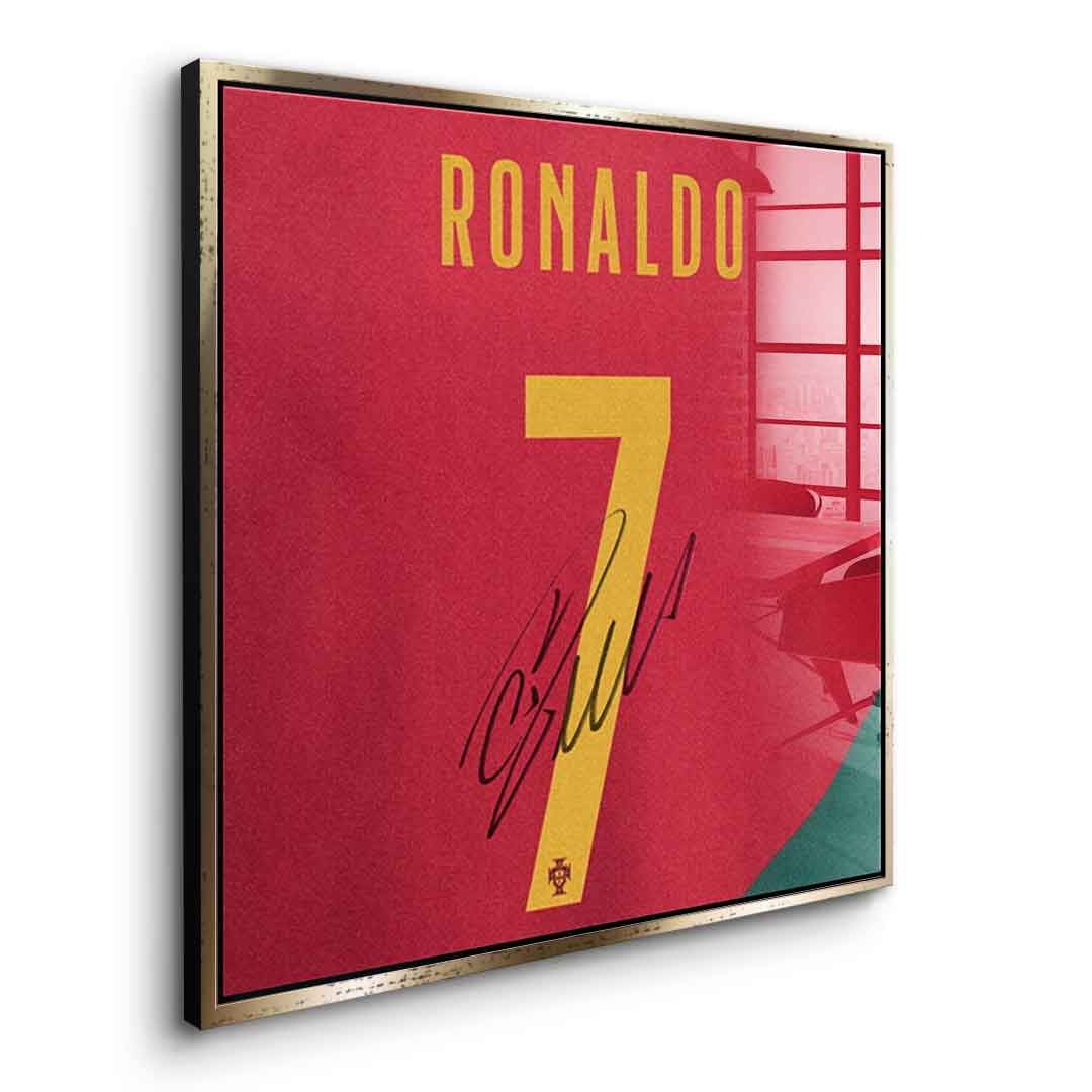 Ronaldo – edycja „kwadrat” – szkło akrylowe