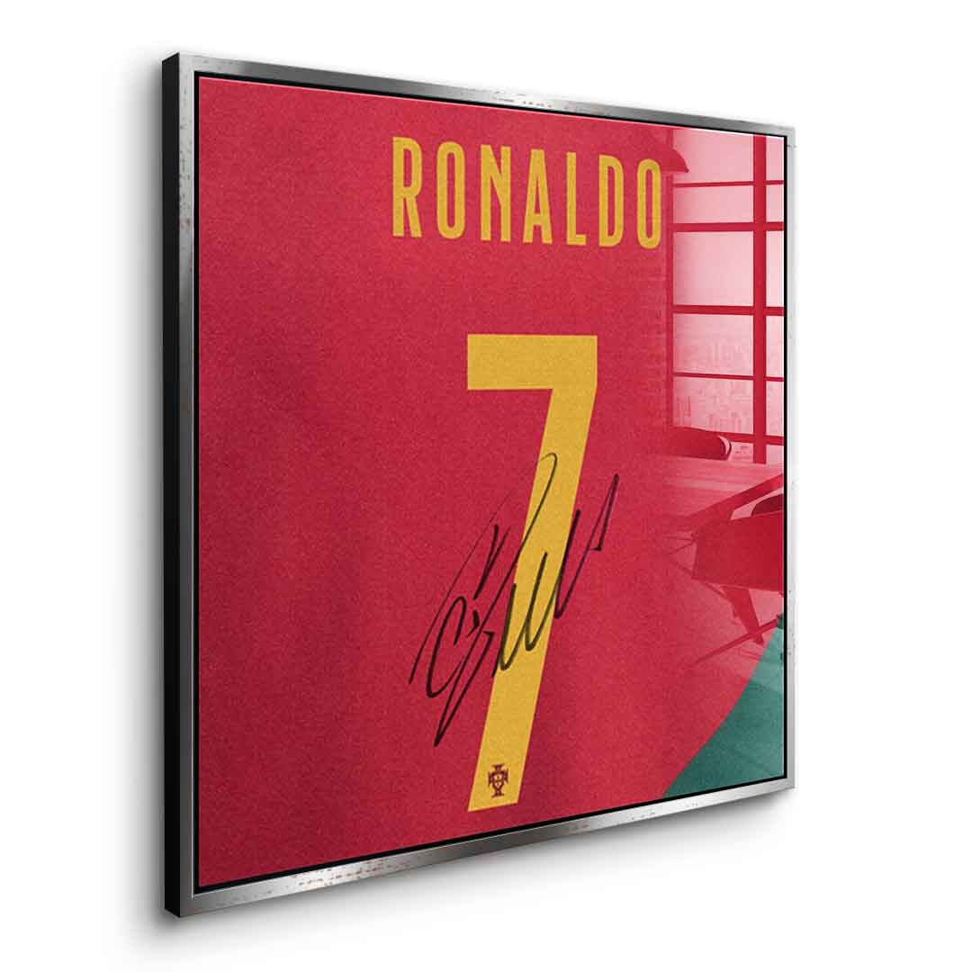 Ronaldo – edycja „kwadrat” – szkło akrylowe