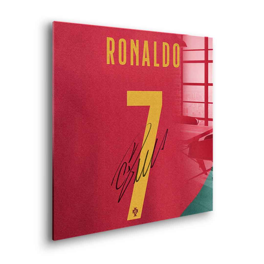Ronaldo – edycja „kwadrat” – szkło akrylowe