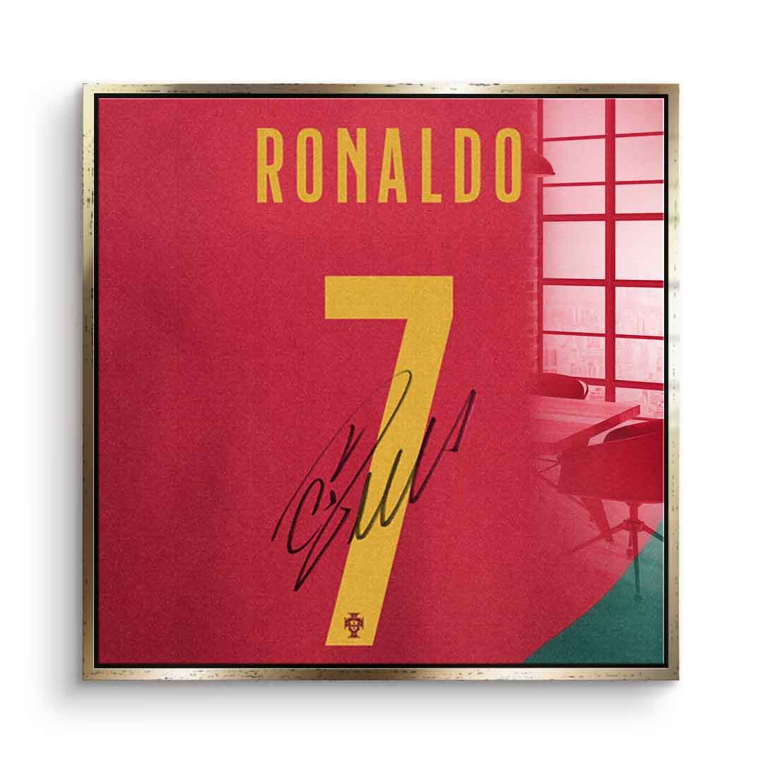 Ronaldo – edycja „kwadrat” – szkło akrylowe