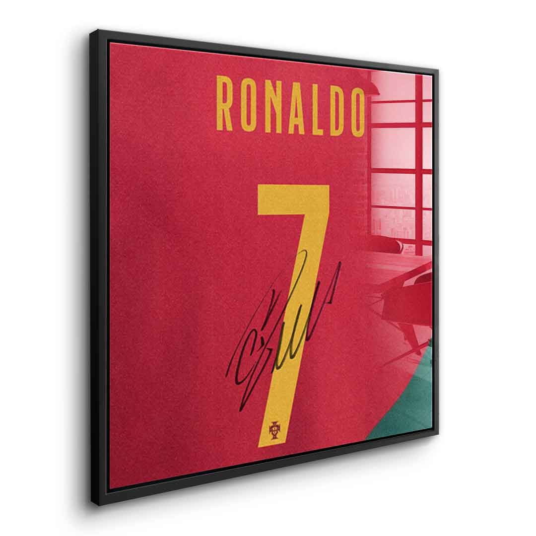 Ronaldo – edycja „kwadrat” – szkło akrylowe