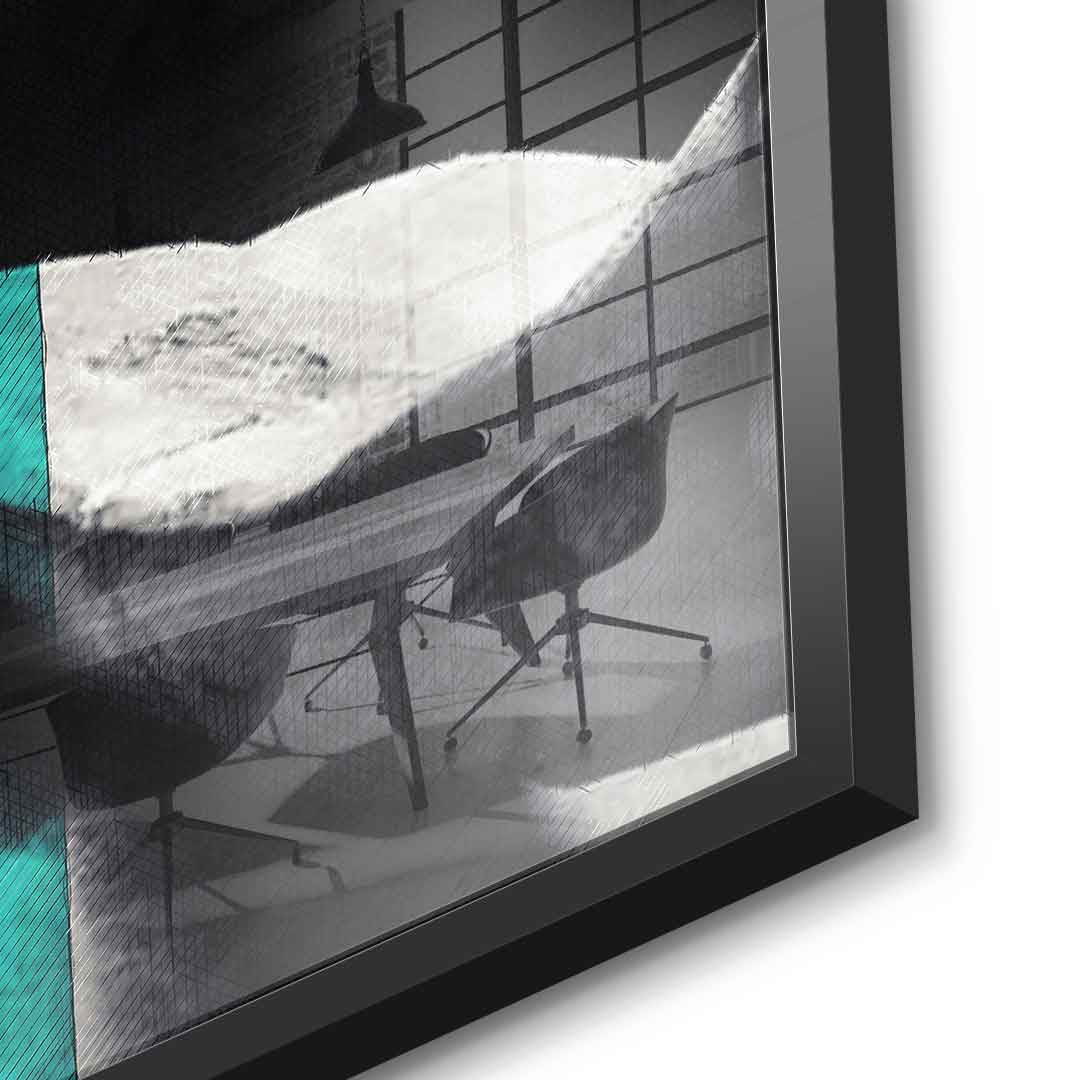 Crying David - Acrylglas