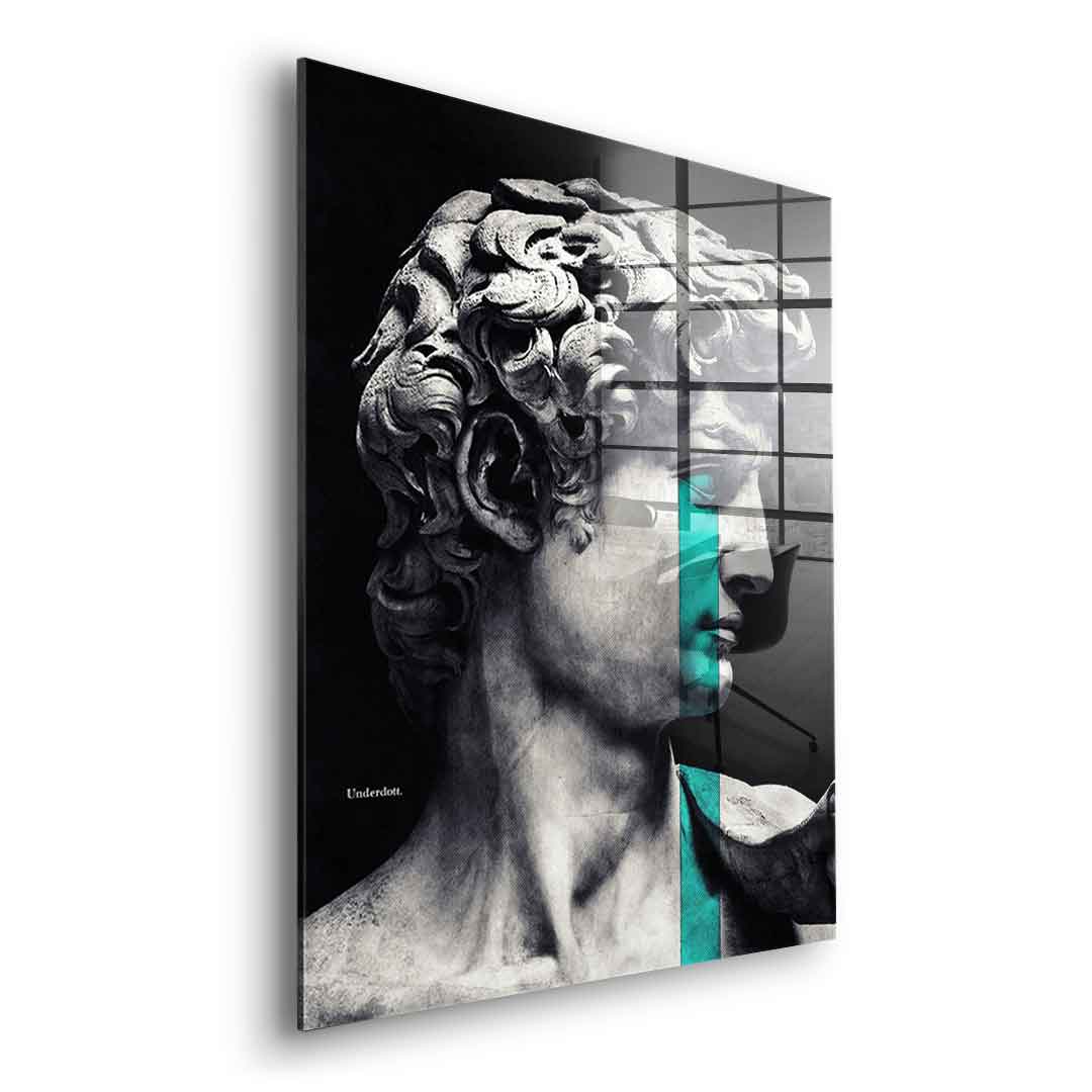 Crying David - Acrylglas