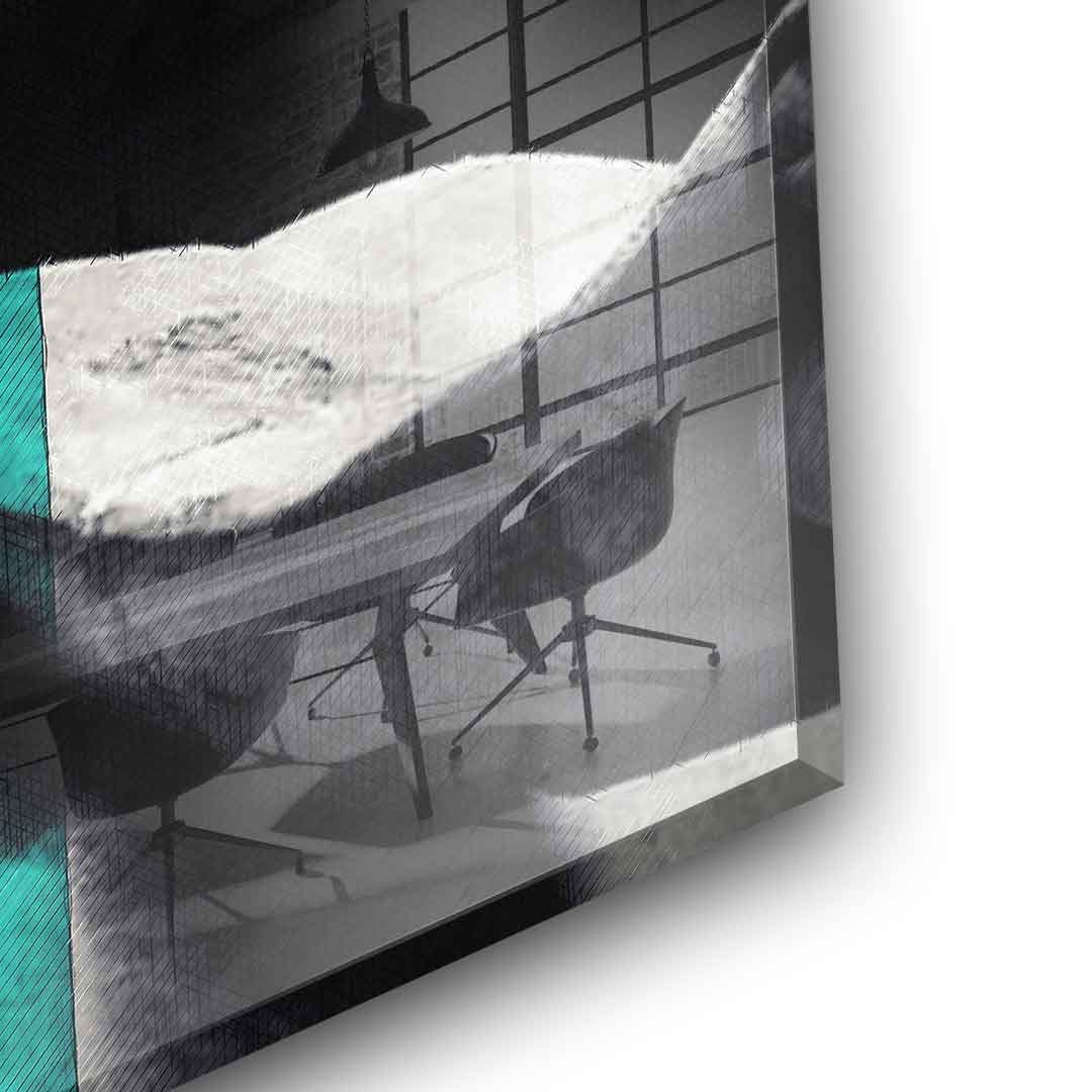 Crying David - Acrylglas