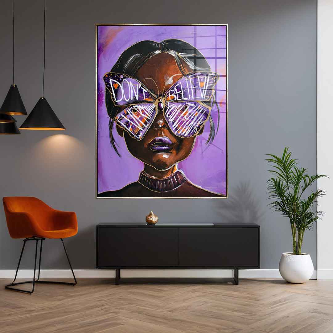 Cute but overthinking - Acrylglas