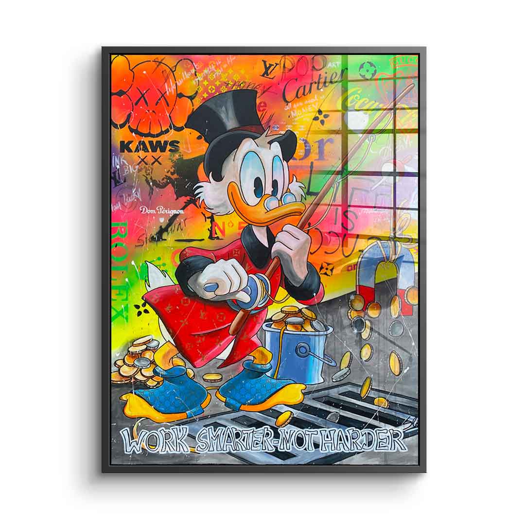 Work Smarter, Not Harder - Acrylic Glass