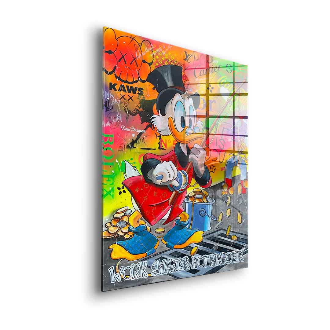 Work Smarter not Harder - Acrylglas