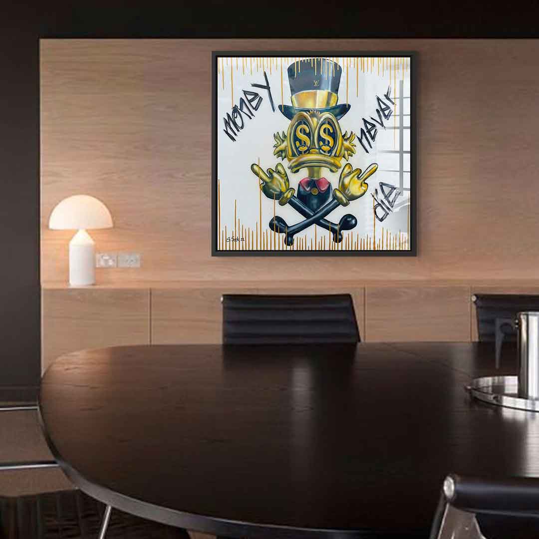 Money never die - Acrylglas