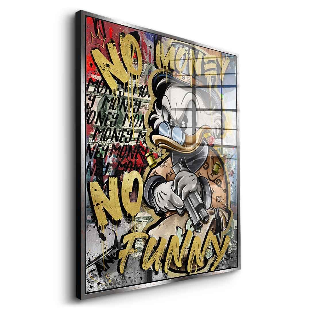 NO MONEY DUCK - Szkło akrylowe