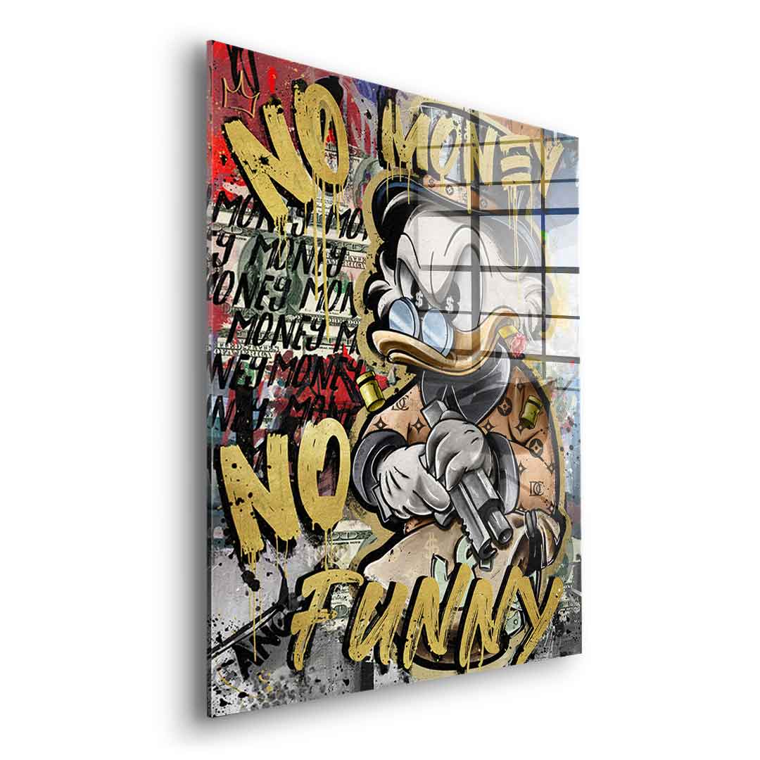 NO MONEY DUCK - Szkło akrylowe