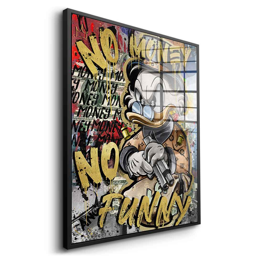 NO MONEY DUCK - Szkło akrylowe