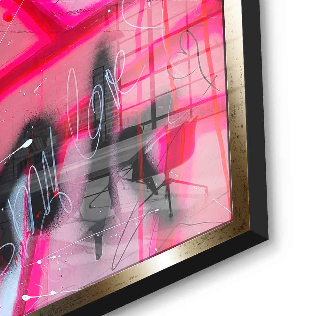 Don't Worry Be Pink - Acrylic Glass