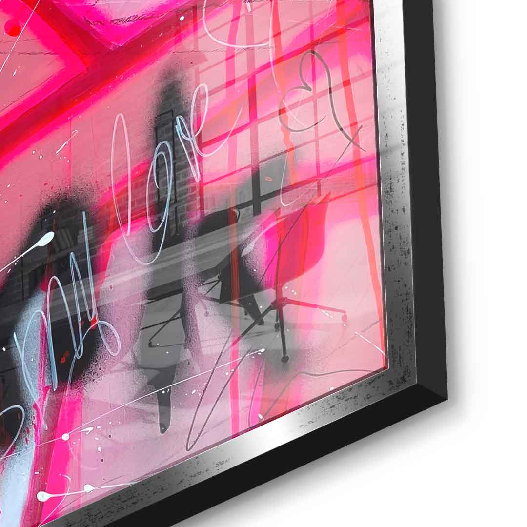 Don't Worry Be Pink - Acrylic Glass