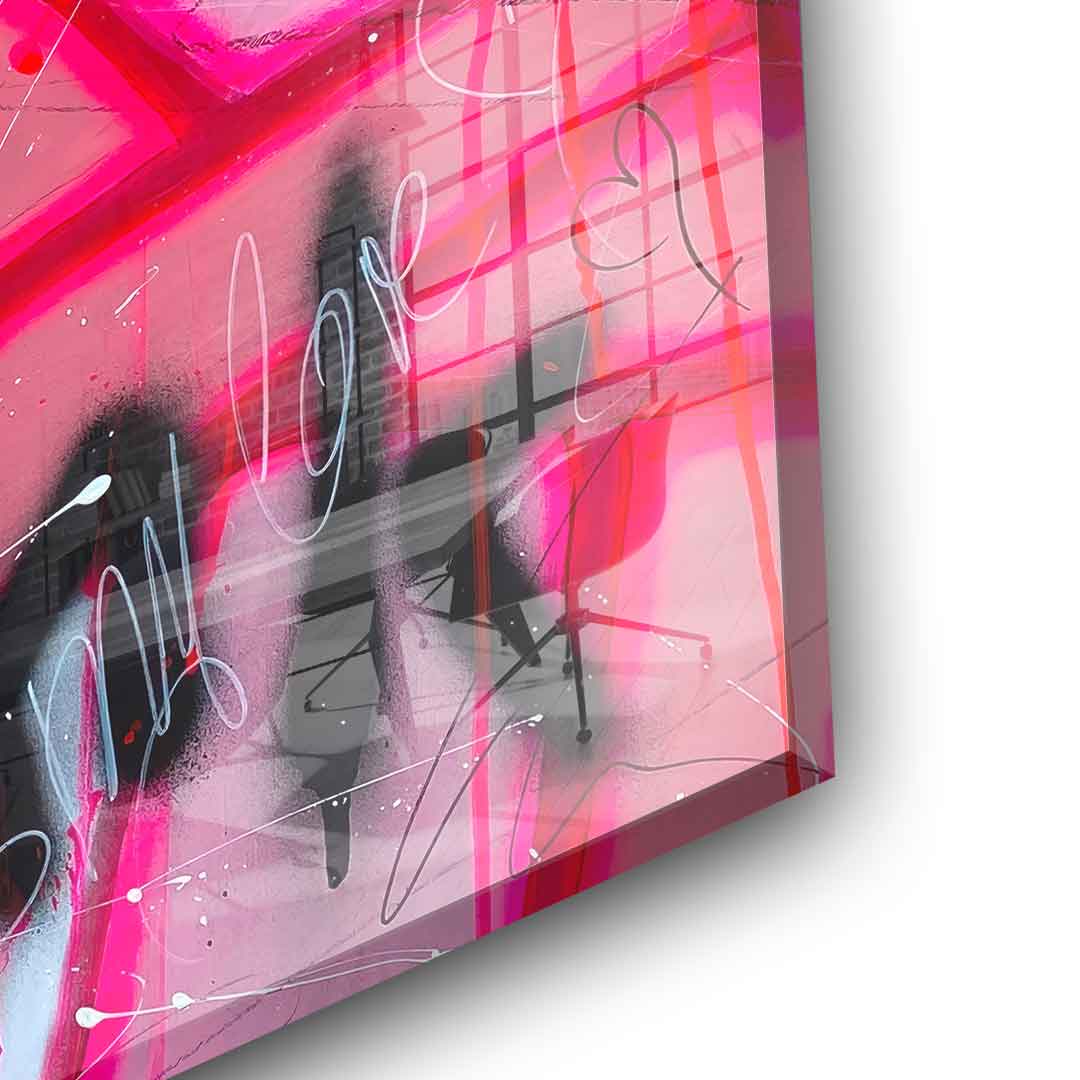 Don't Worry Be Pink - Acrylic Glass