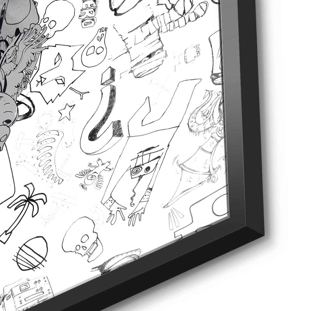 Doodle Puzzle - Acrylic Glass