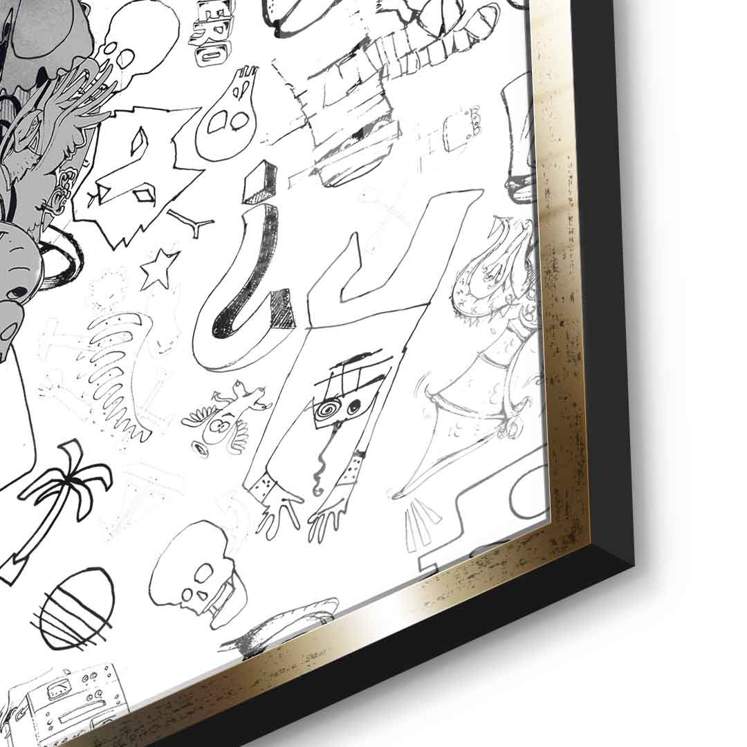 Doodle Puzzle - Acrylic Glass