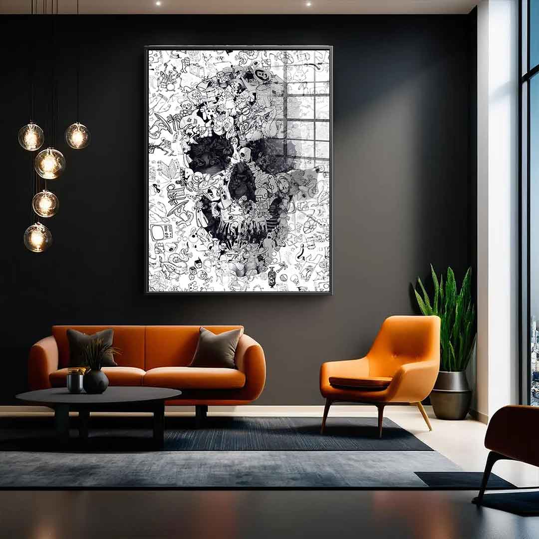 Doodle Puzzle - Acrylic Glass