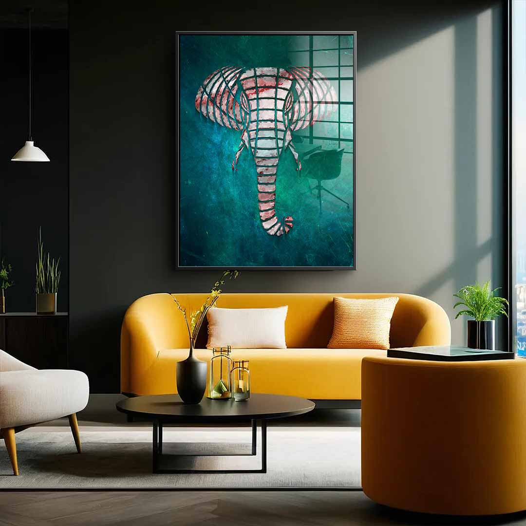 Elephant's Shape - Acrylic glass