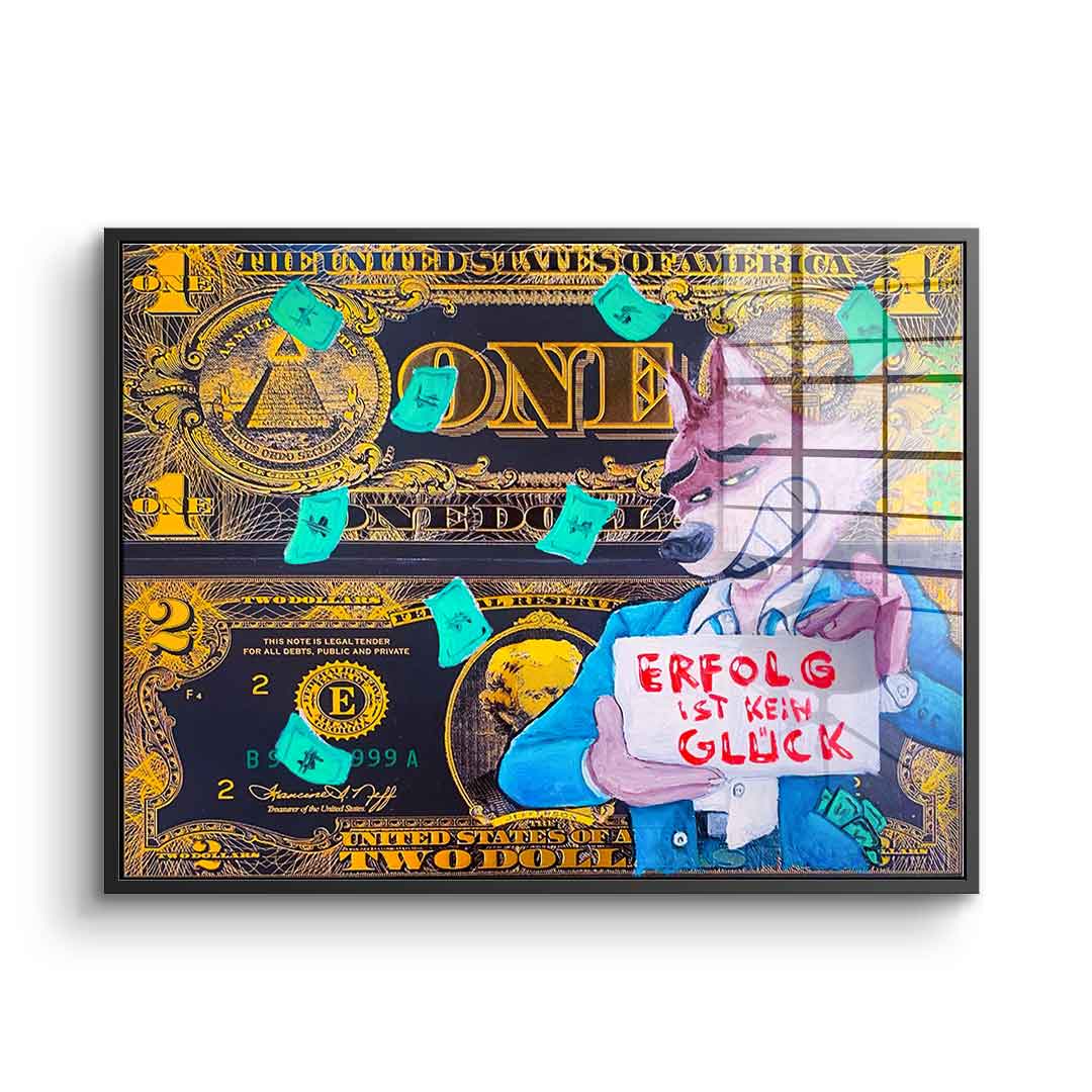 Success is not luck - Acrylic glass
